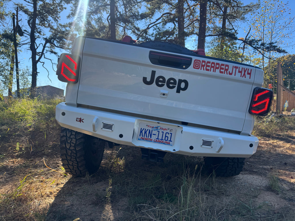 Gauntlet Rear Bumper for 2020+ Jeep Gladiator JT By Gatekeeper Off-Road