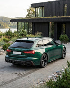 Audi RS6 C8 Avant Wagon Dry Carbon Fiber Roof Window Middle Spoiler 2019 - 2022