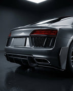 Audi R8 V10 / V10 Plus Coupe 4S Gen 2 Carbon Fiber Rear Bumper Blades 2016 - 2019