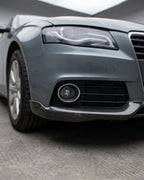 Audi A4 B8 Carbon Fiber Gloss Black Front Bumper Splitter 2012 - 2016