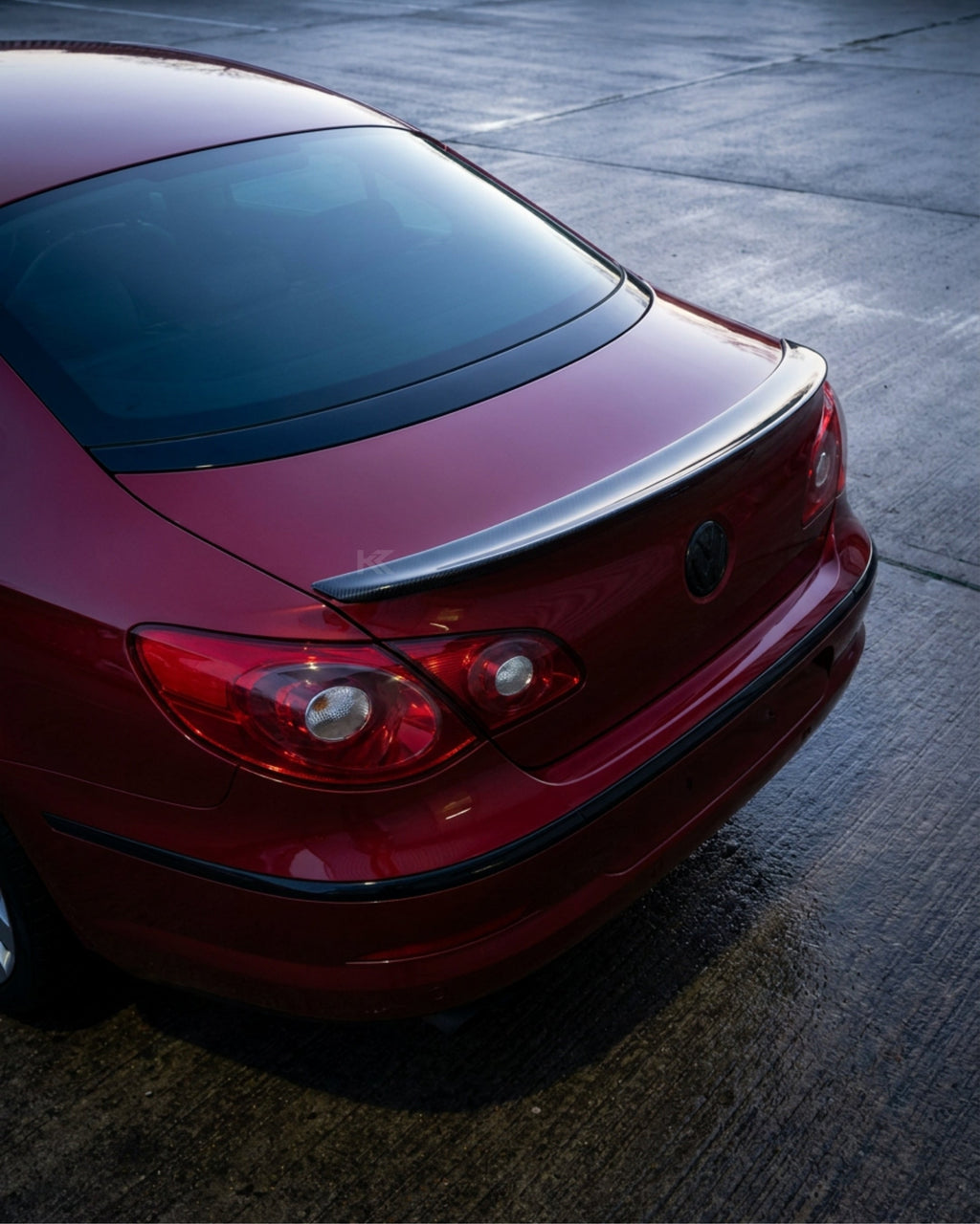 VW Passat CC Carbon Fiber Rear Trunk Spoiler – Sedan (2008–2012)