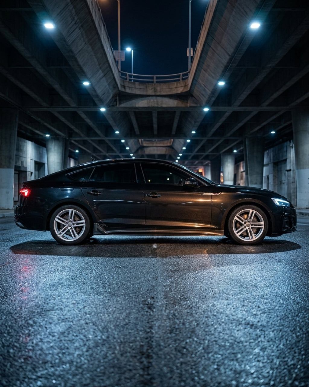 Audi A5 S-Line / S5 B9.5 Carbon Fiber Side Skirt Extensions – Sportback (2020–2023)