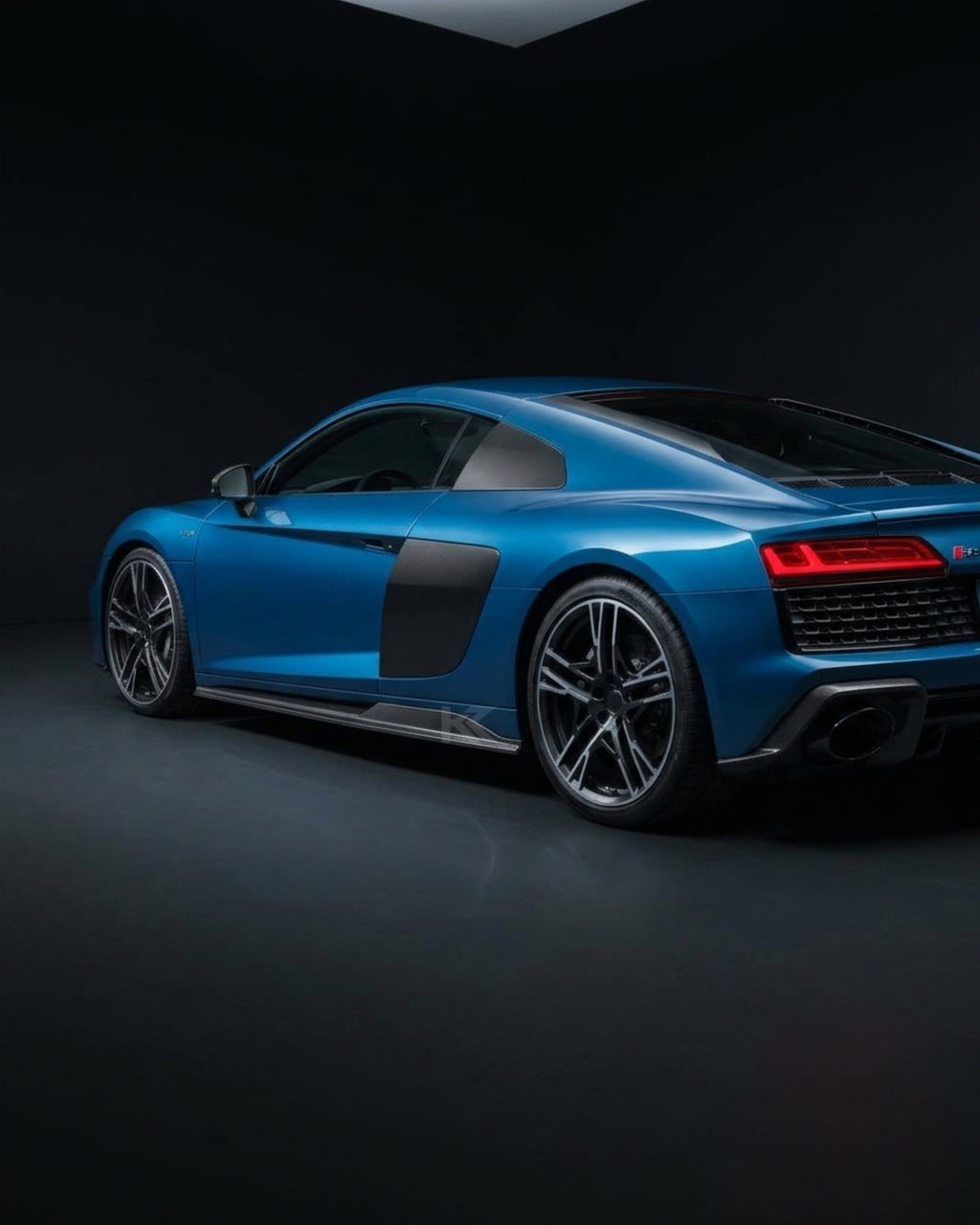 Audi R8 V10 Coupe 4S Gen 2 Facelift Prepreg Dry Carbon Fiber Side Skirts Extensions 2019 - 2023