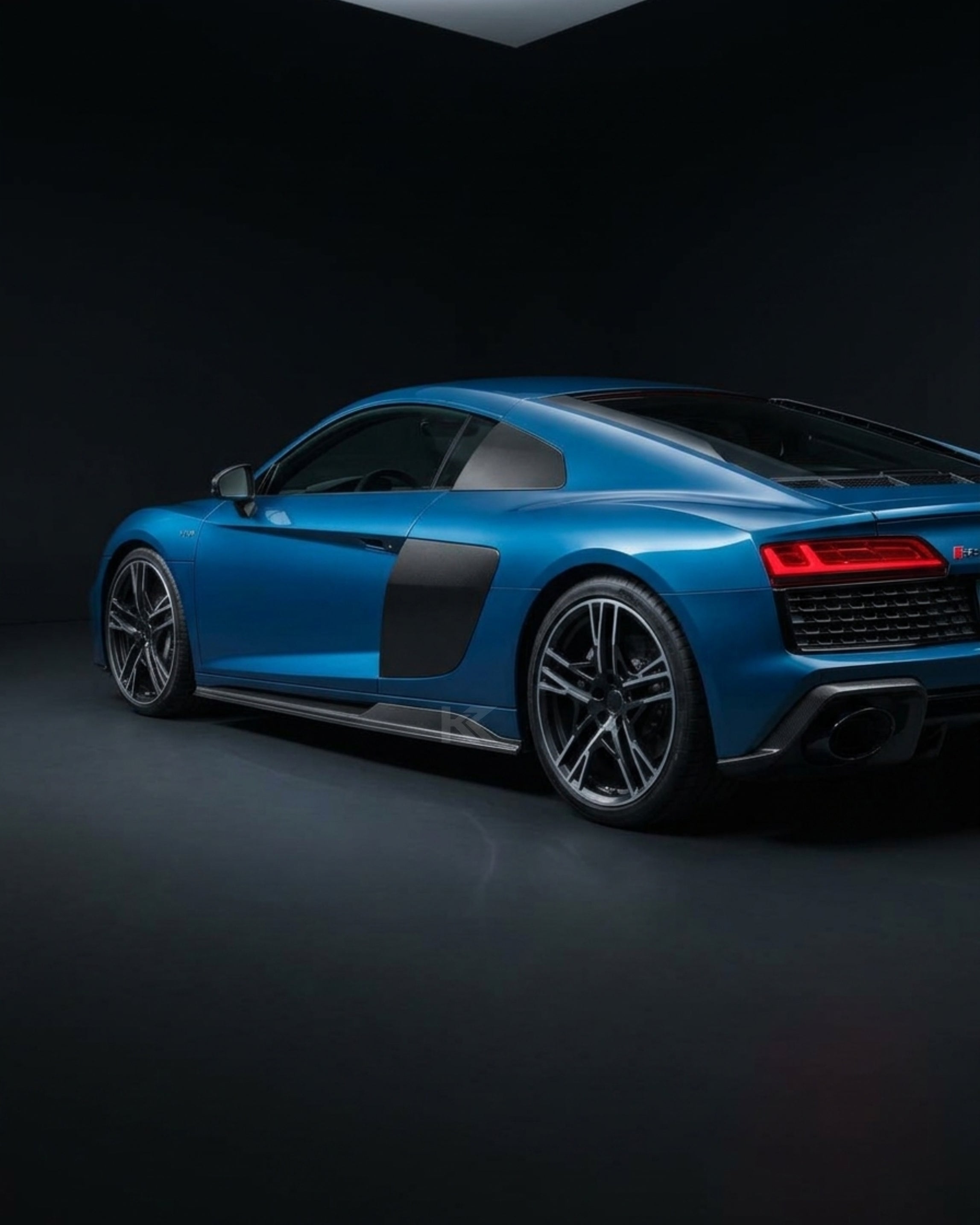 Audi R8 V10 Coupe 4S Gen 2 Facelift Prepreg Dry Carbon Fiber Side Skirts Extensions 2019 - 2023