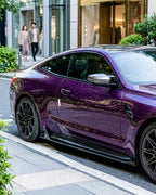 Dry Carbon Fiber Side Skirt Extensions – BMW G82 & G83 M4 Coupe (2021+)