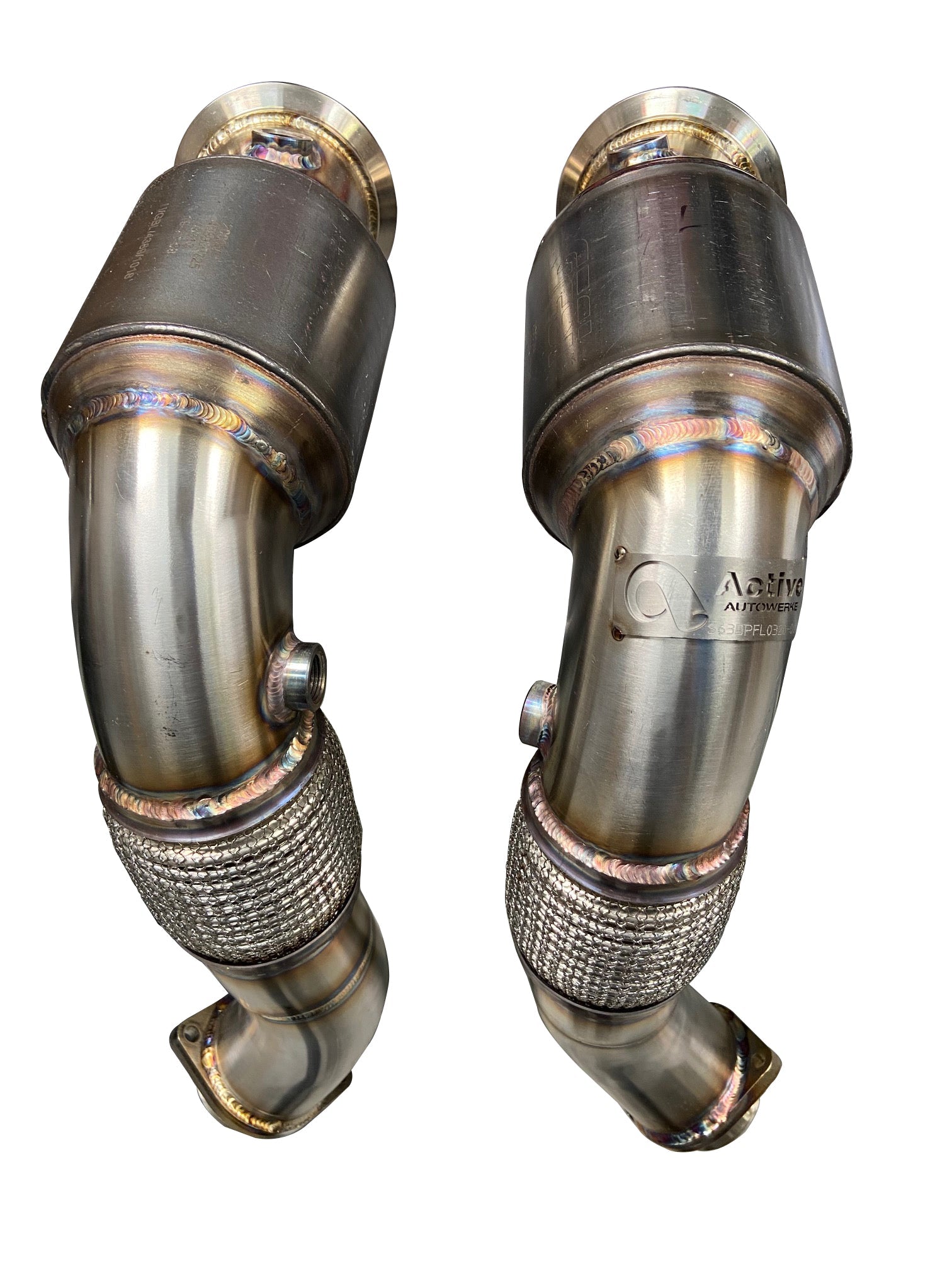 Active Autowerke S63 N63 GESI Catted Downpipes | V8 BMW X5 M and X6 M X5 X6 550i 650i