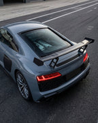 Audi R8 V10 Coupe 4S Gen 2 Facelift Dry Carbon Fiber High Rear Wing Spoiler 2019 - 2023