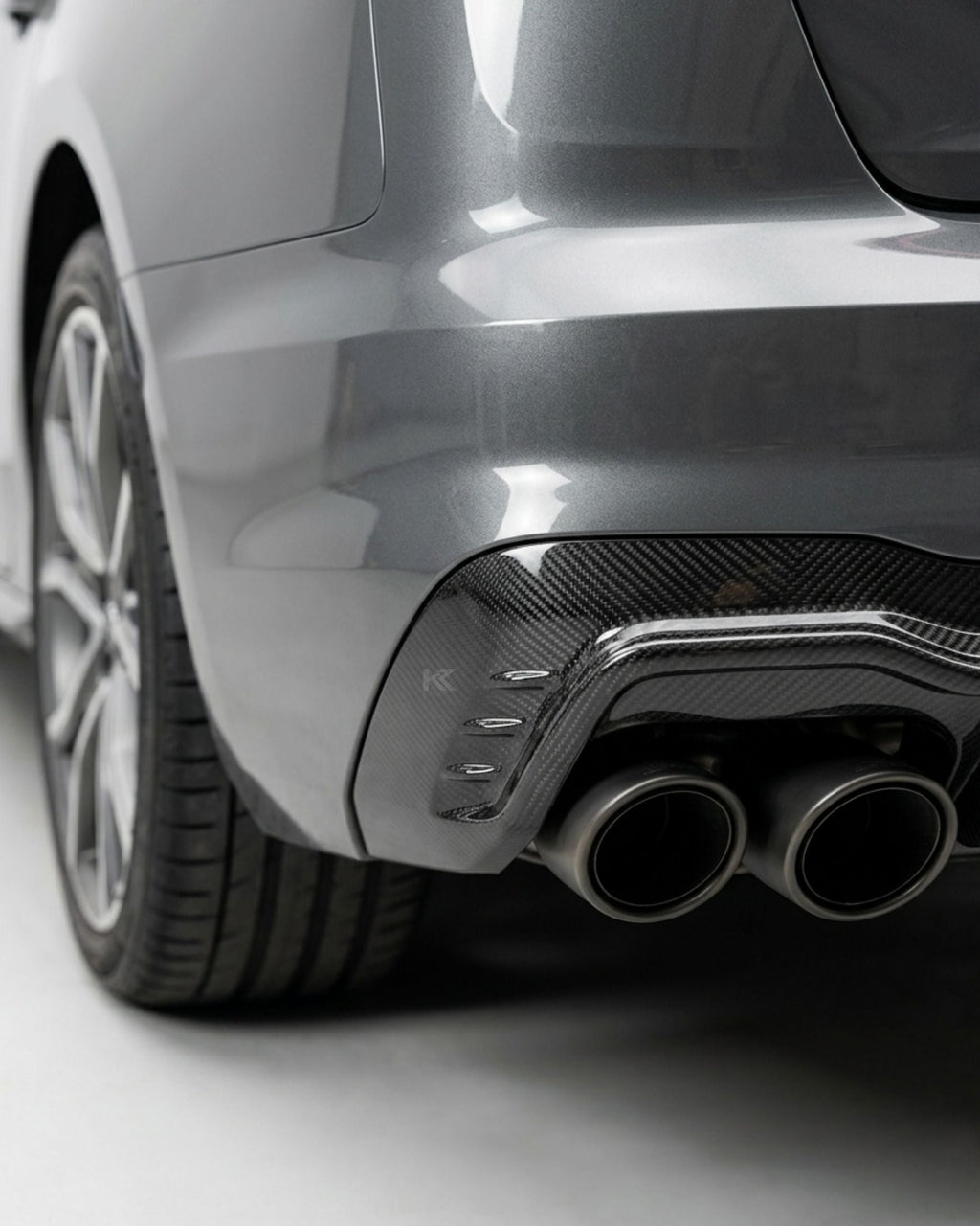 Audi A4 B9 S-Line / S4 Rear Diffuser – Prepreg Dry Carbon Fiber (2020–2022 Sedan)