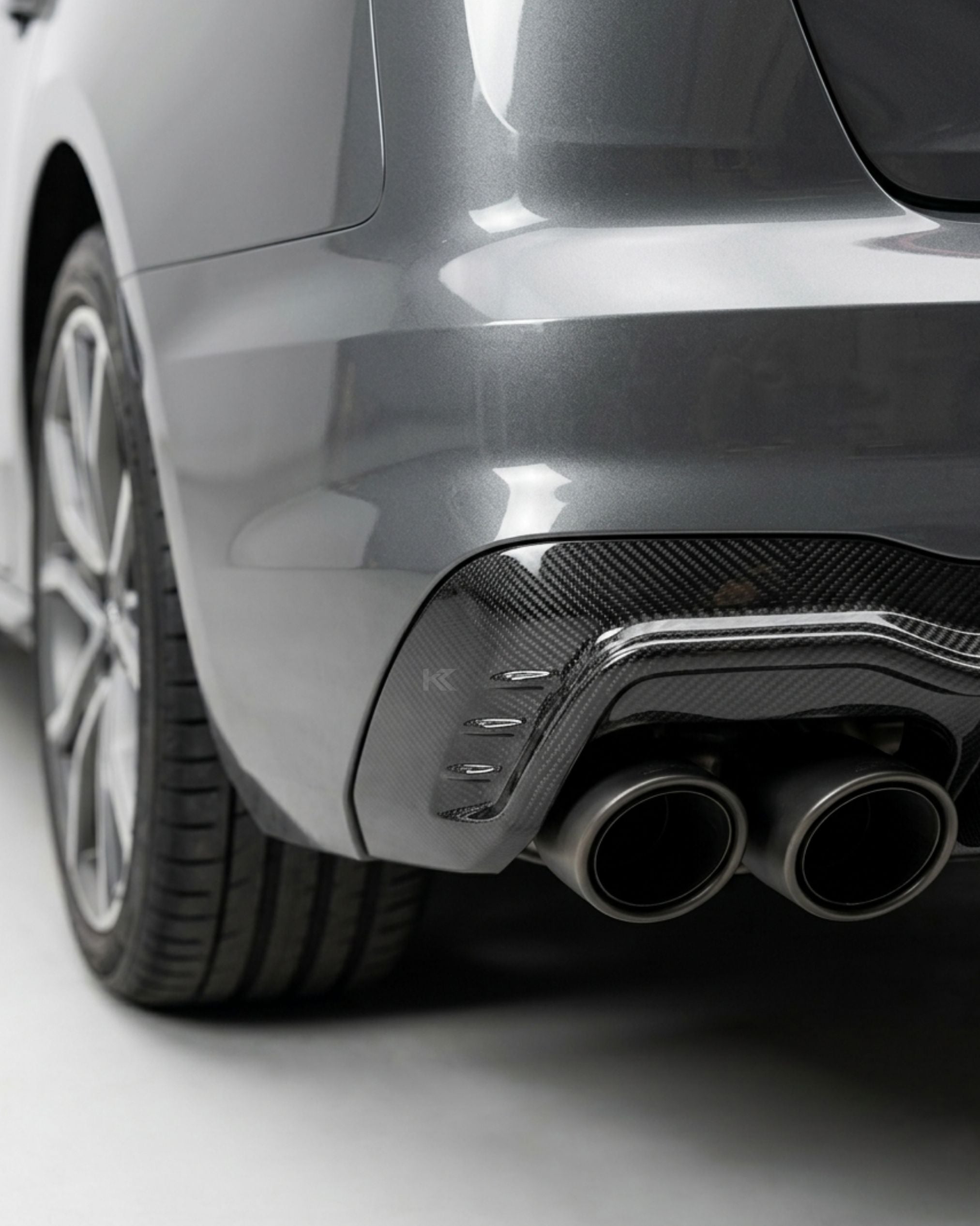 Audi A4 B9 S-Line / S4 Rear Diffuser – Prepreg Dry Carbon Fiber (2020–2022 Sedan)