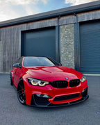 BMW 3 Series F80 M3 F82 F83 M4 M Performance Style Carbon Fiber Front Lip (2015 - 2019)