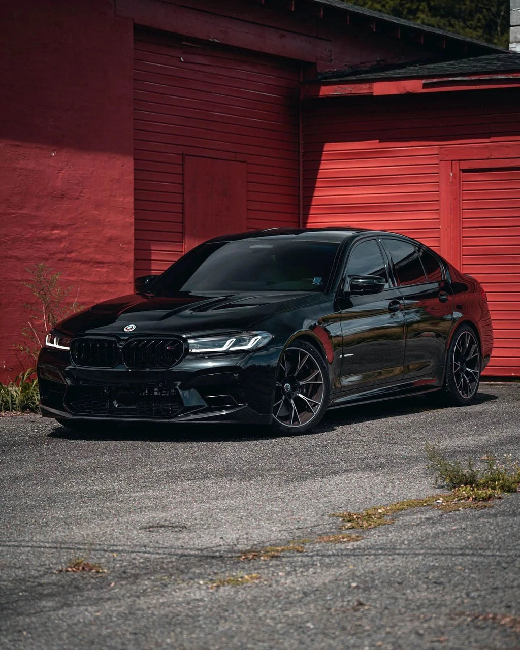 BMW 5 Series F90 M5 LCI CS Style Carbon Fiber Front Lip (2021+)
