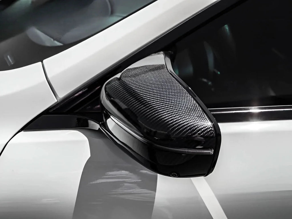 BMW 5 Series F90 M5 M Style Carbon Fiber Side Mirror Cover (2018+)