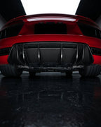 Audi R8 V10 Coupe 4S Gen 2 Dry Carbon Fiber Custom-Style Rear Bumper Lip Diffuser 2016 - 2018