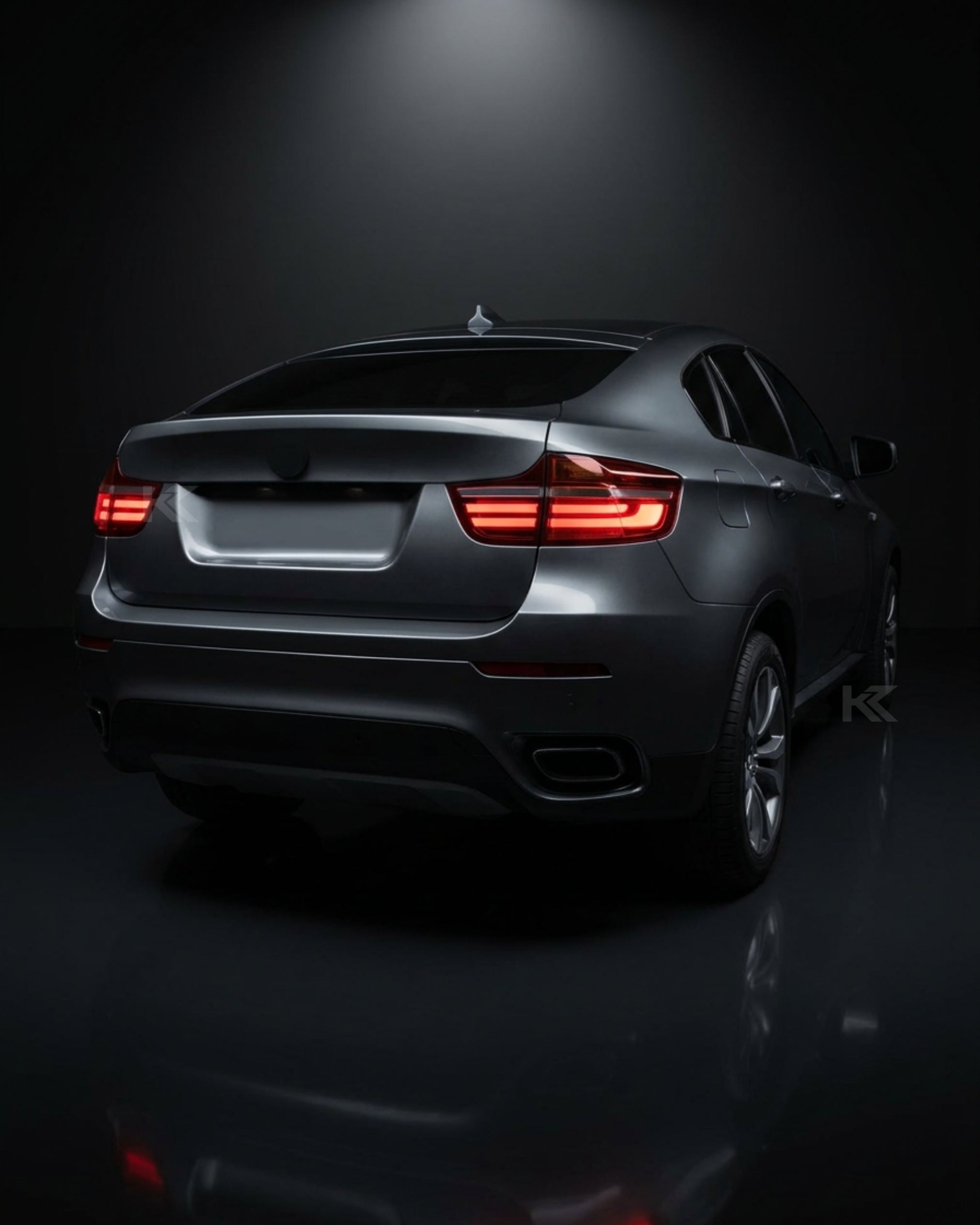 BMW X6 E71 Red and Smoked LED Tail Light Upgrades 2007-2014