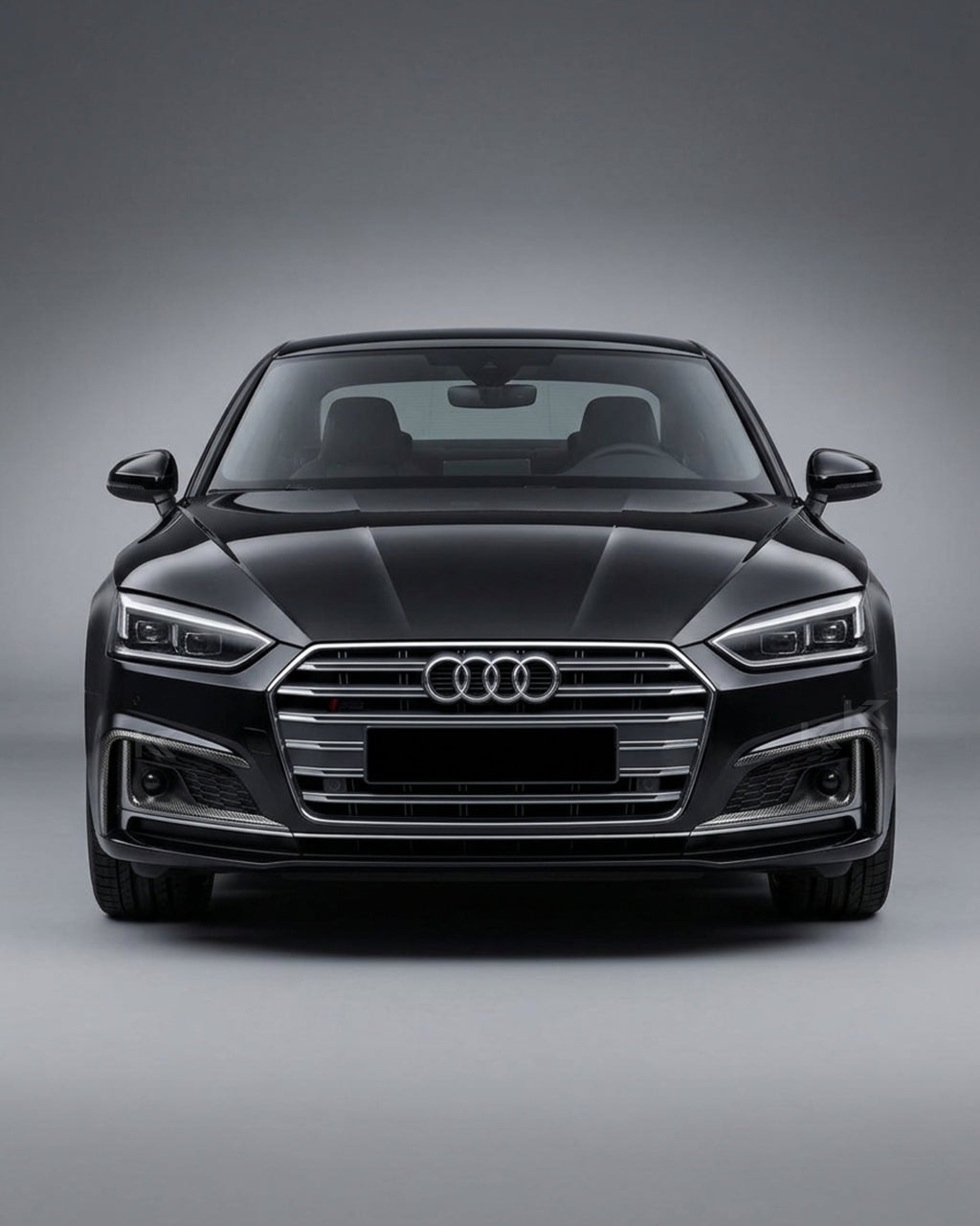 Audi A5 S-Line / S5 B9 Carbon Fiber Front Bumper Canards 2017 - 2019