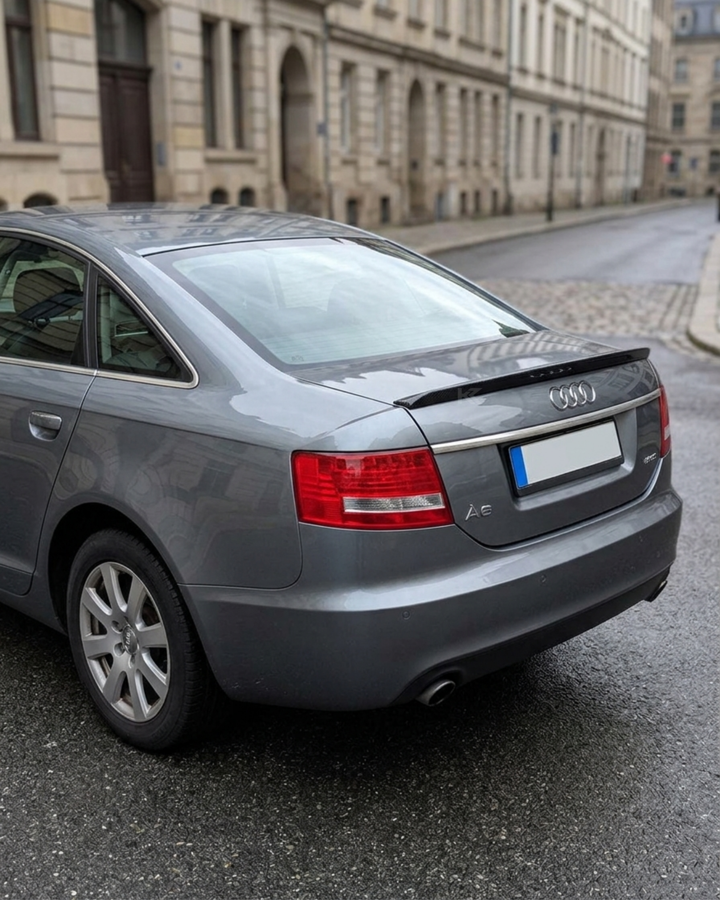 Audi A6 C6 Carbon Fiber Trunk Spoiler – S6 Style Rear Wing (2005–2011 Sedan)