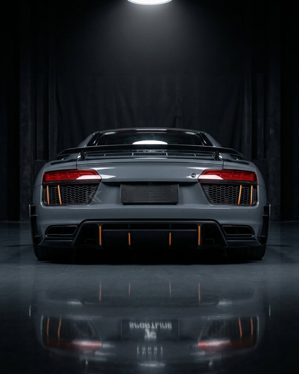 Audi R8 V10 Coupe 4S Gen 2 Carbon Fiber Rear Bumper Vent Fender Covers 2016 - 2018