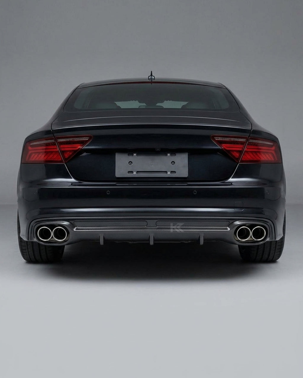 Audi A7 S-Line Sportback Carbon Fiber Rear Bumper Boot Diffuser 2013 - 2014