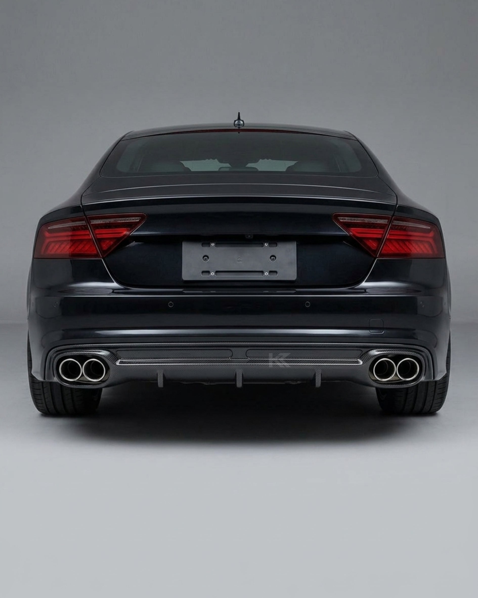Audi A7 S-Line Sportback Carbon Fiber Rear Bumper Boot Diffuser 2013 - 2014
