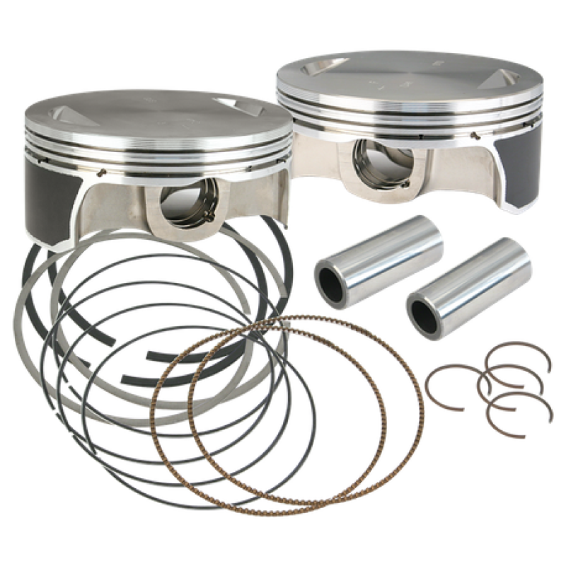 S&S Cycle 2007+ BT 4-1/8in Piston Set - .010in