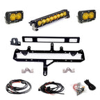 Baja Designs 2024+ Toyota Tacoma S8 10in Light Bar / S2 Pro TRD Pro Grille Conversion Light Kit