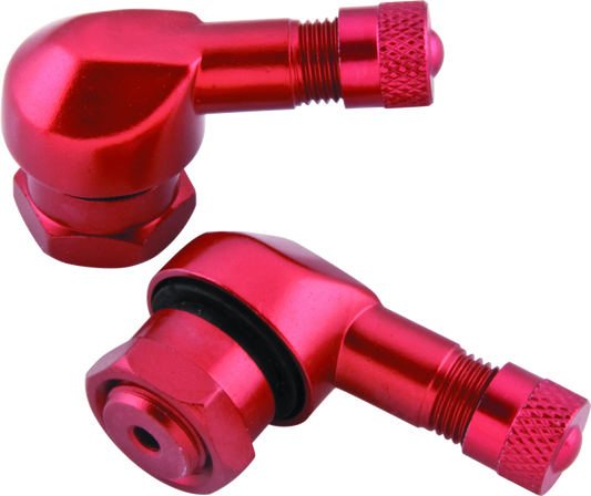 BikeMaster Valve Stem 2/Piece pack red