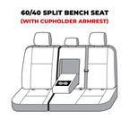 Covercraft 22-25 Toyota Tundra Carhartt Super Dux SeatSaver Second Row Custom Seat Cover - Gravel