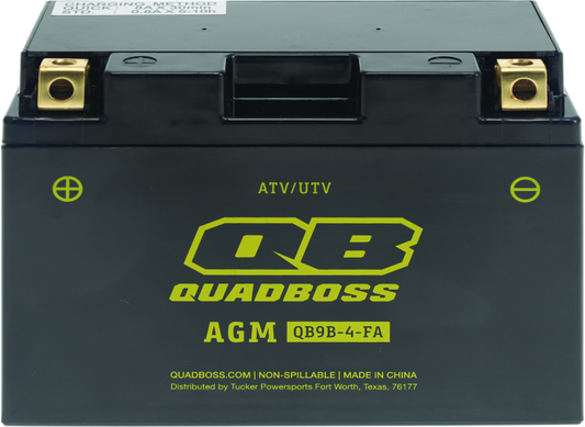 QuadBoss Maintenance-Free AGM Battery QB9B-4-FA