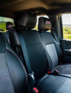 PRP 2015+ Ford F150 / 2017+ Super Duty Center Jump Seat Cover w/ Std. Console - Red