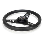 NRG Aluminum Steering Wheel 330mm - Arow Cutout - Ergonomic Grip - Anadized Black