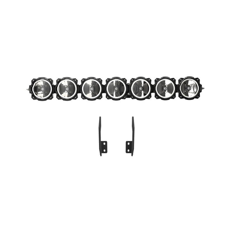 KC HiLiTES 11-16 Ford Super Duty Gravity LED Pro6 7-Light Bar Kit - Front Bumper