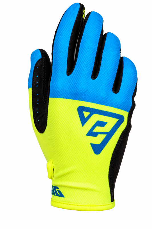 Answer  Ascent Gloves Cyan/Hyper Acid/Black - Small