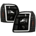 Spyder 07-14 GMC Yukon High-Power LED Headlights - Black (PRO-YD-GY07V2PL-BK)