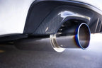 GReddy Titanium Trust PE-TR Tip L 110MM x 115MM - Titanium Burnt Finish