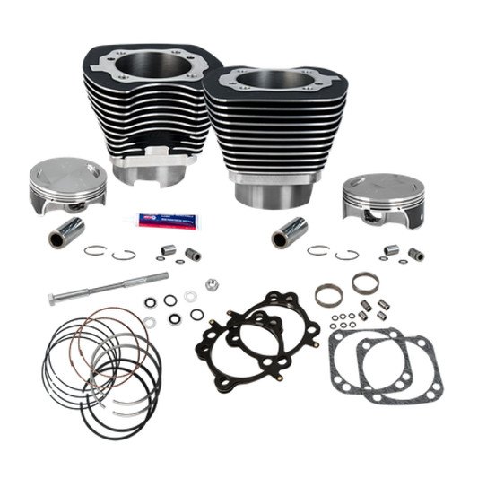 S&S Cycle 99-06 BT Replacement 4-1/8in Bore Cylinder & Piston Kit w/ Stock Bolt Pattern