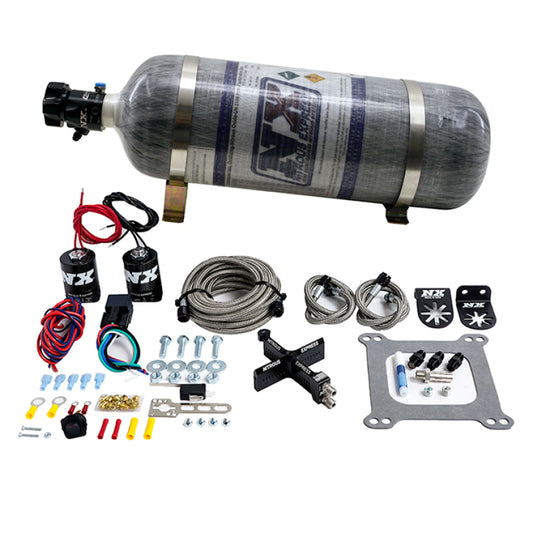 Nitrous Express 4150 Covert Crossbar Plate System Pro Power 100-500HP (12lb Bottle)