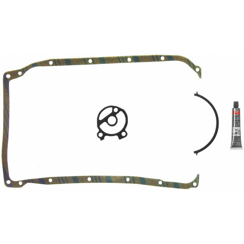 Fel-Pro Chevrolet S10 OS 34300 C Engine Oil Pan Gasket Set Blue Stripe cork-rubber
