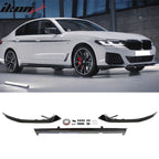 Fits 2021-2023 G30 G31 M550i Rear Diffuser+Front Bumper Lip+Side Skirt