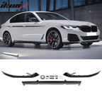 Fits 2021-2023 BMW G30 MP Type 2 Rear Diffuser+Front Bumper Lip+Side S
