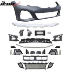 2019-2022 BMW 3 Series G20 Sedan M340 Style Black Front Bumper Cover