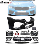 2017-2020 BMW G30 G31 5 Series CS Style Front Bumper Cover w/ 3PCS Lip