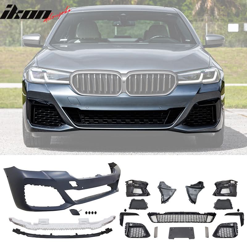 2021-2023 BMW G30 M Tech Front Rear Bumper Diffuser Lip Side Skirt