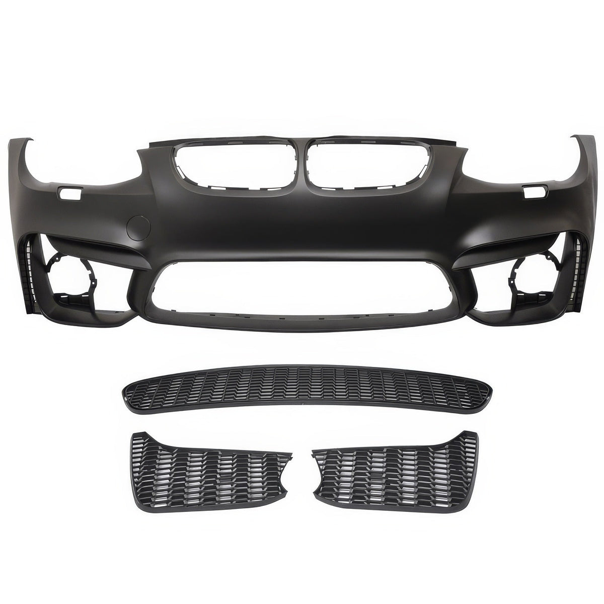 Fits 11-13 E92 LCI M4 Polypropylene Front Bumper Air Duct Mesh Grille
