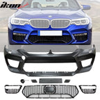 Fits 17-20 BMW G30 Sedan M5 Front Bumper w/ Fog Cover