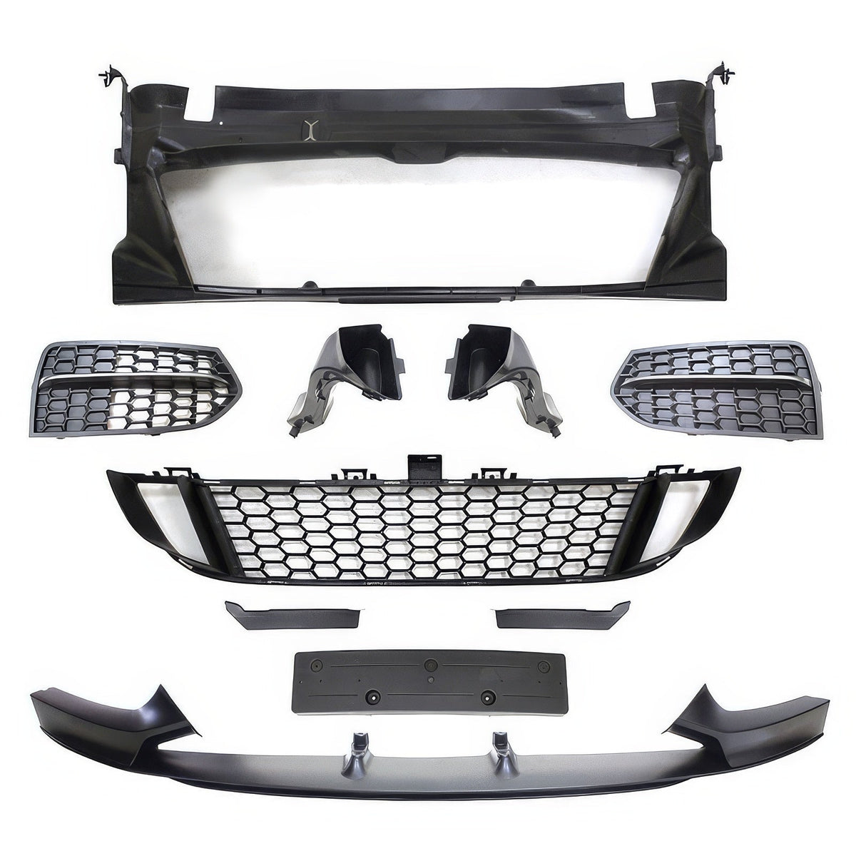 Fits 11-16 5-Series F10 M-T Msport Front Bumper Fog Cover Conversion