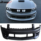 2005-2009 Ford Mustang V6 Racer Style Unpainted Front Bumper Cover PP