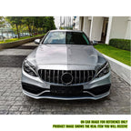 Fits 15-18 Benz W205 C-Class C63 PP Front Bumper Kit