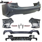 2019-2022 BMW G20 Black M340 Front Rear Bumpers M-Tech Side Skirts