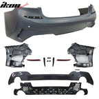 2019-2022 BMW 3 Series G20 Sedan M-Tech Style Black Rear Bumper Cover
