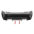 2014-2021 BMW F22 2 Series M2 Style Unpainted Black Rear Bumper Cover
